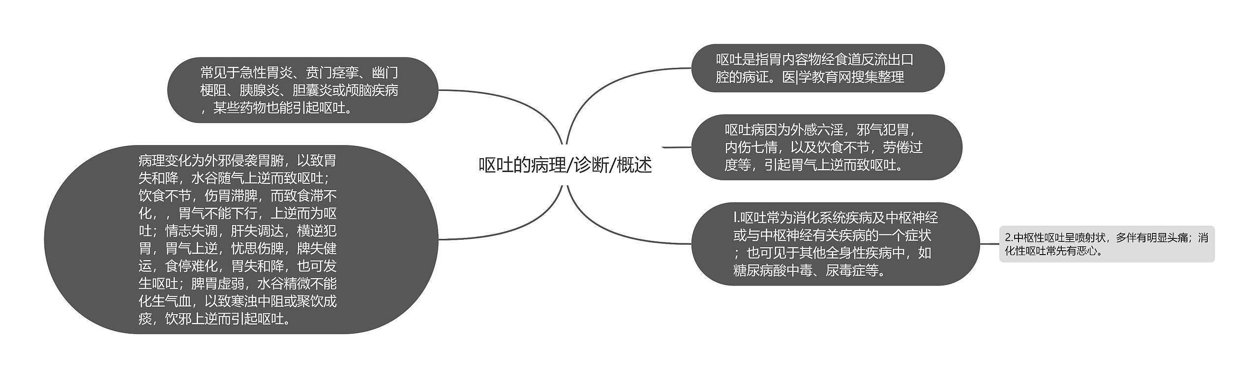 呕吐的病理/诊断/概述