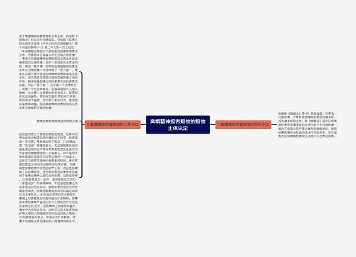 离婚精神损害赔偿的赔偿主体认定