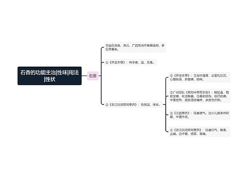 石香的功能主治|性味|用法|性状