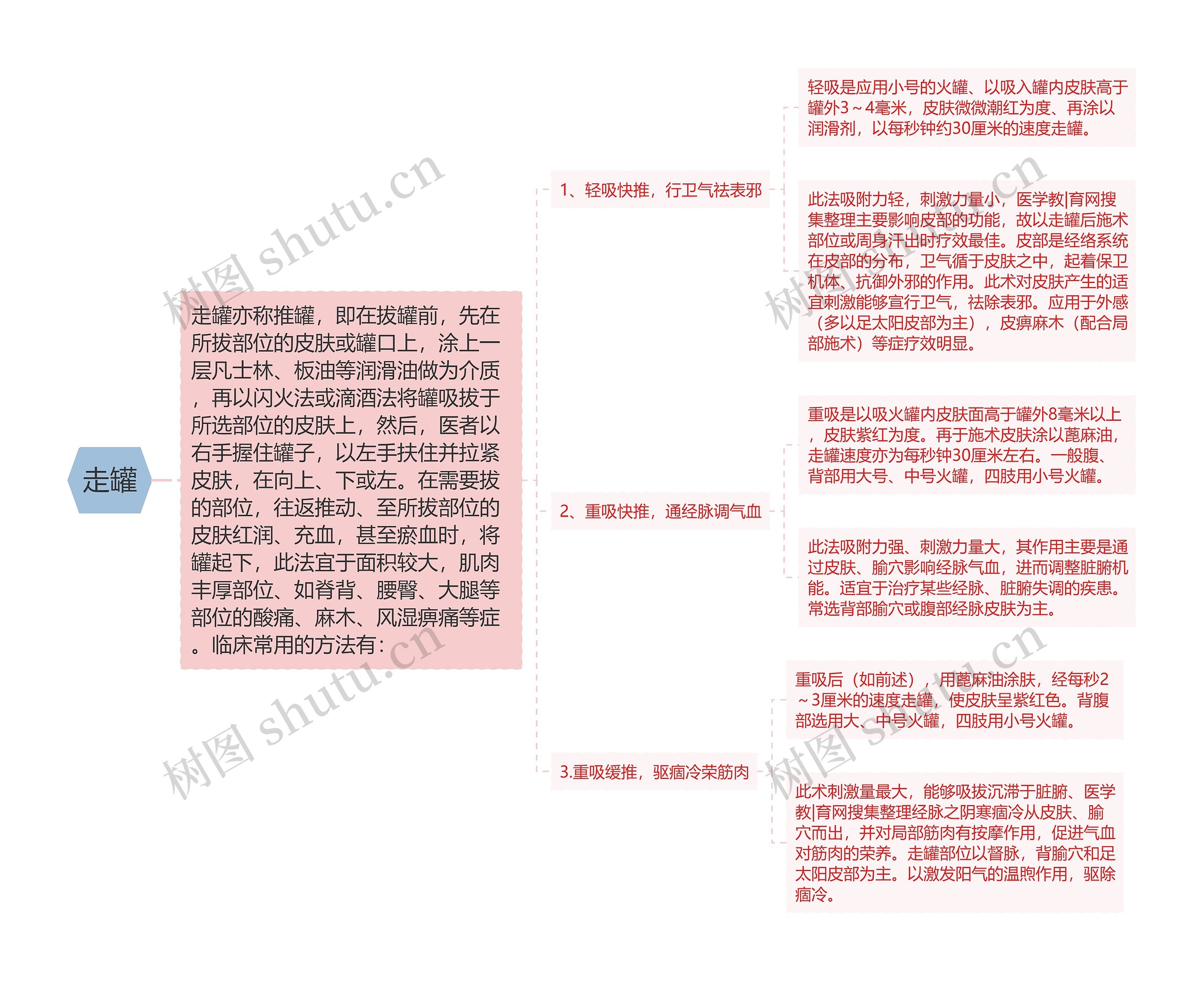 走罐思维导图