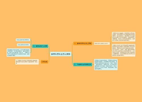 套牌车原车主怎么索赔