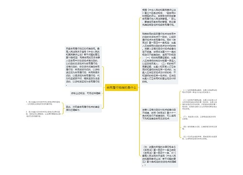 合同履行地指的是什么