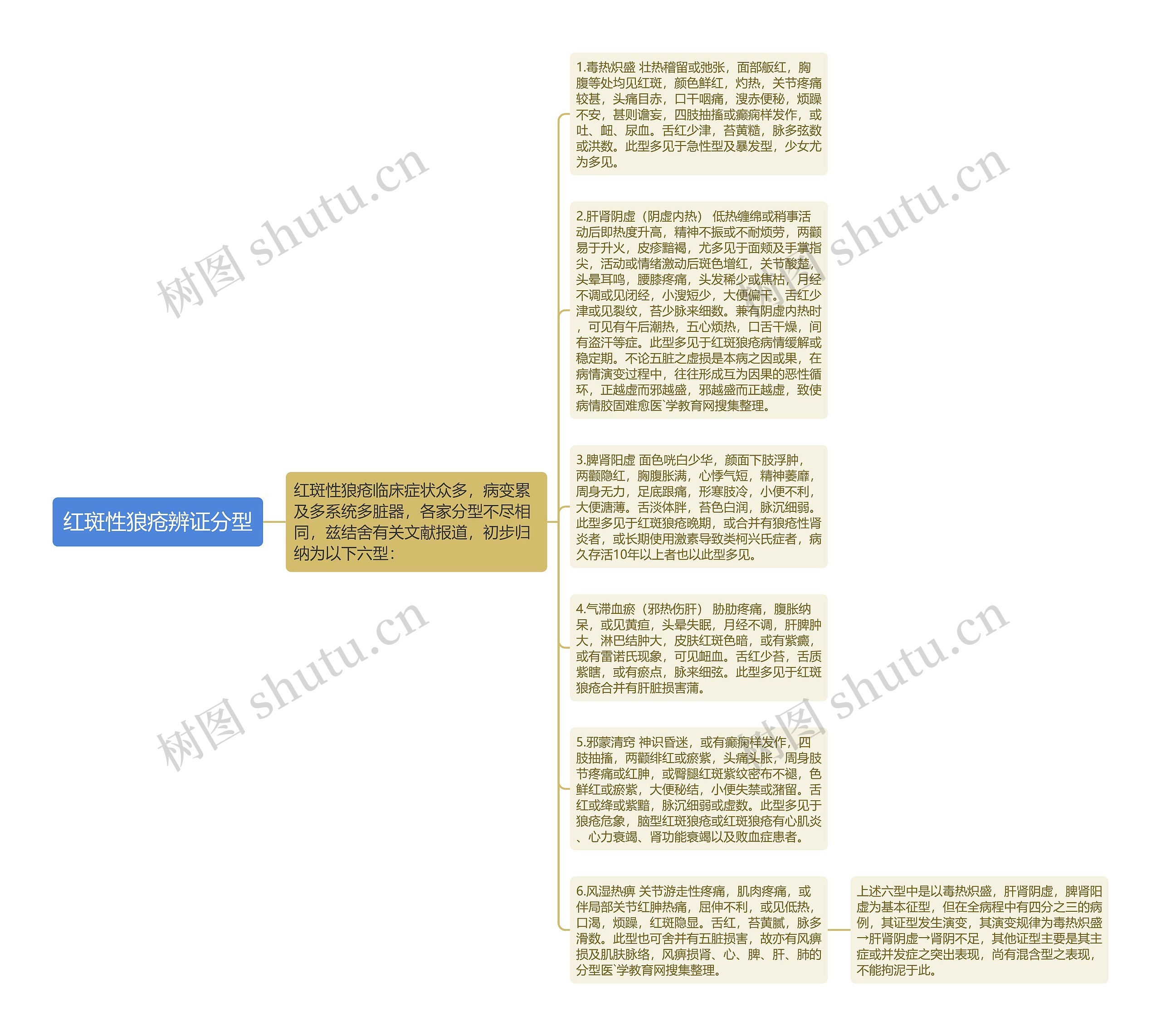 红斑性狼疮辨证分型