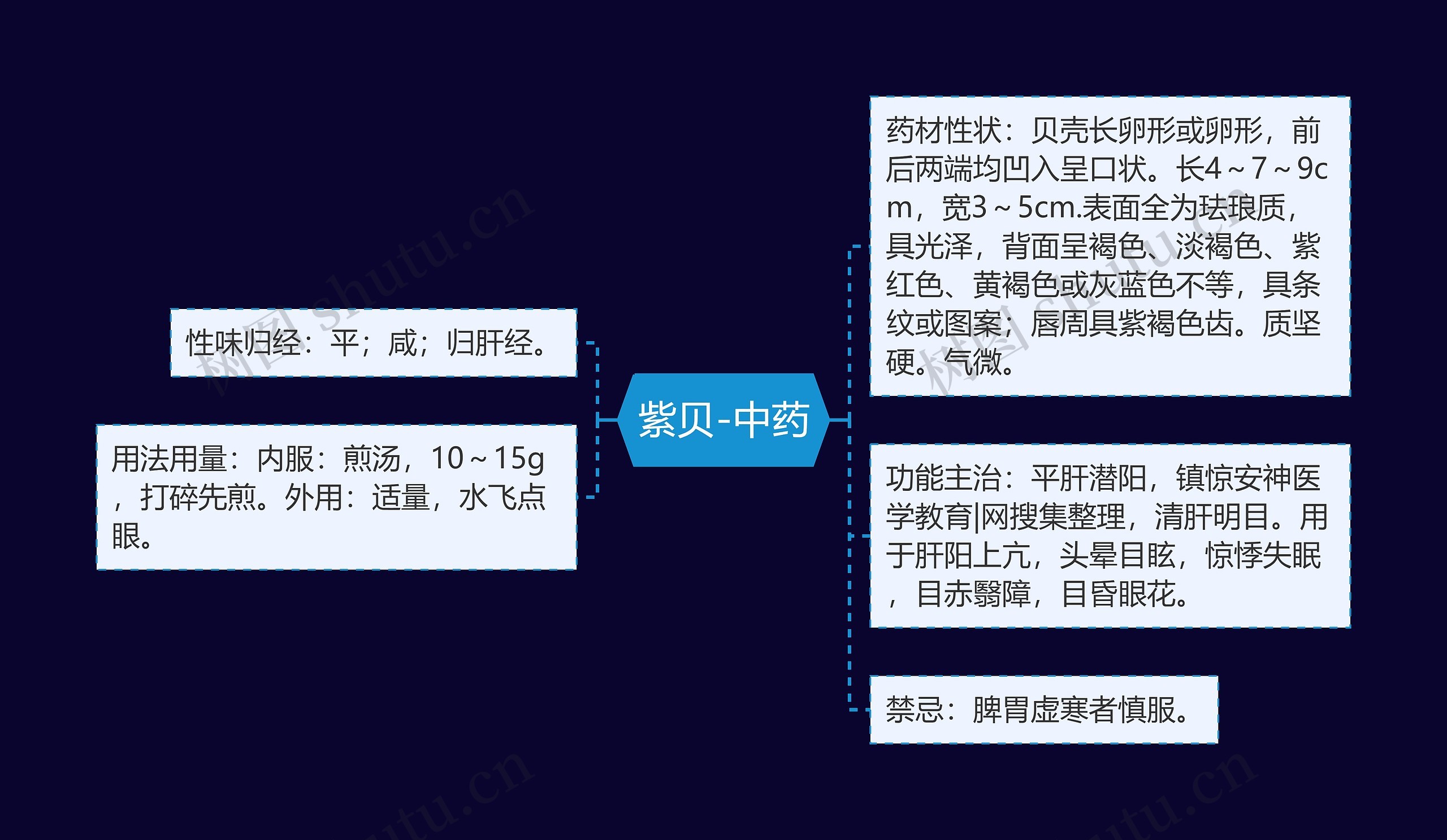 紫贝-中药思维导图