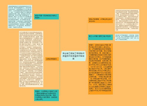 商业楼工程施工导致毗邻房屋损坏致房屋损坏赔偿案