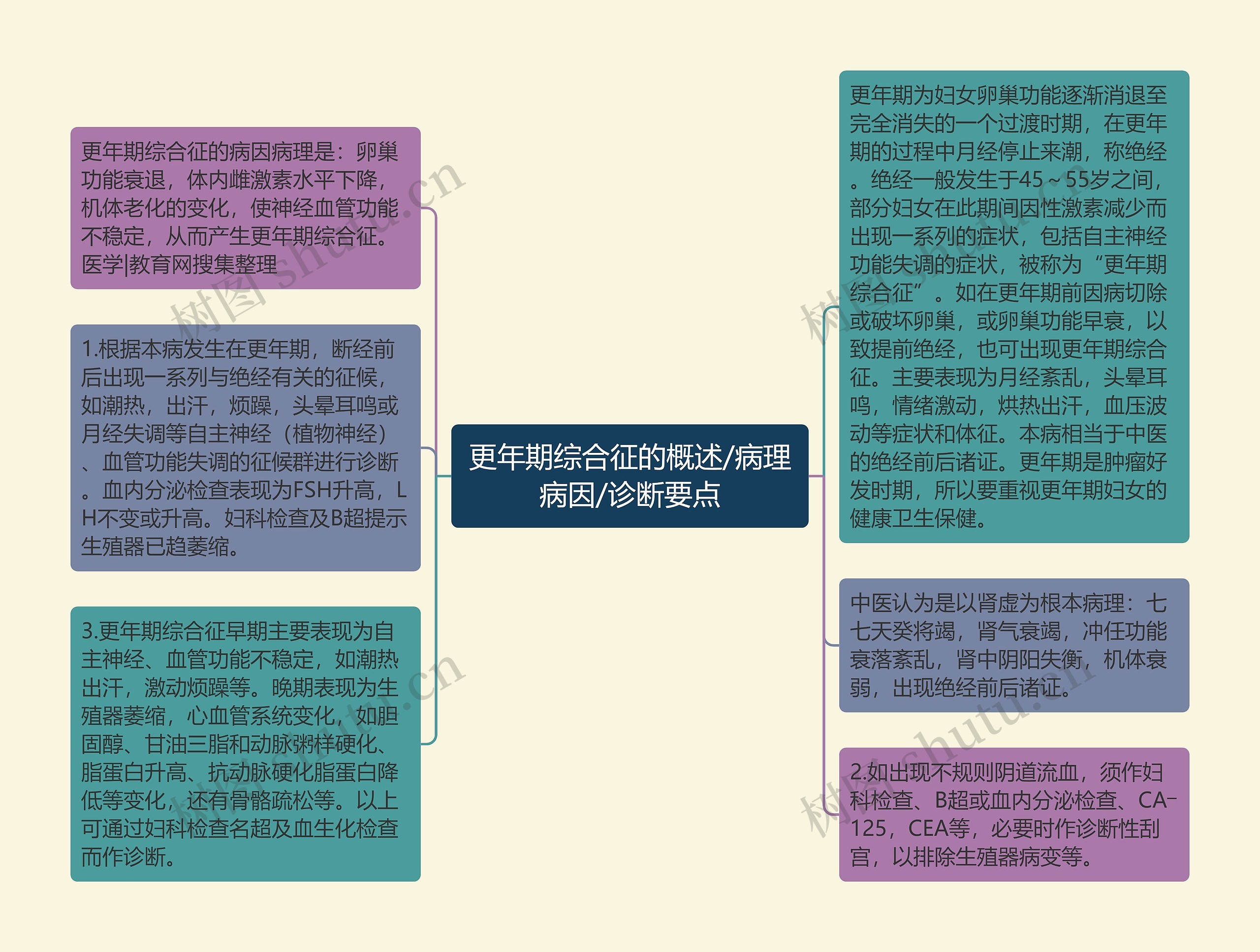 更年期综合征的概述/病理病因/诊断要点