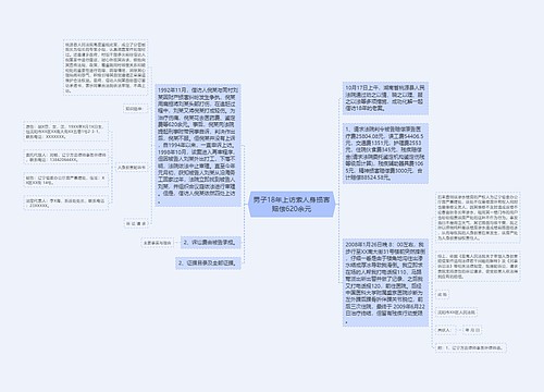 男子18年上访索人身损害赔偿620余元