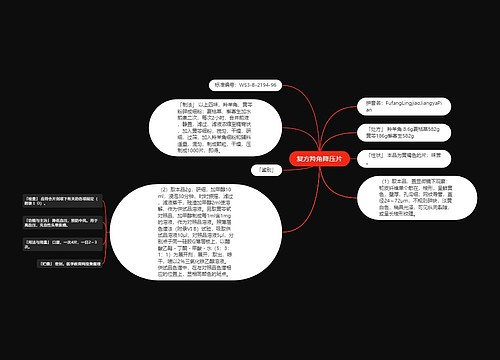 复方羚角降压片