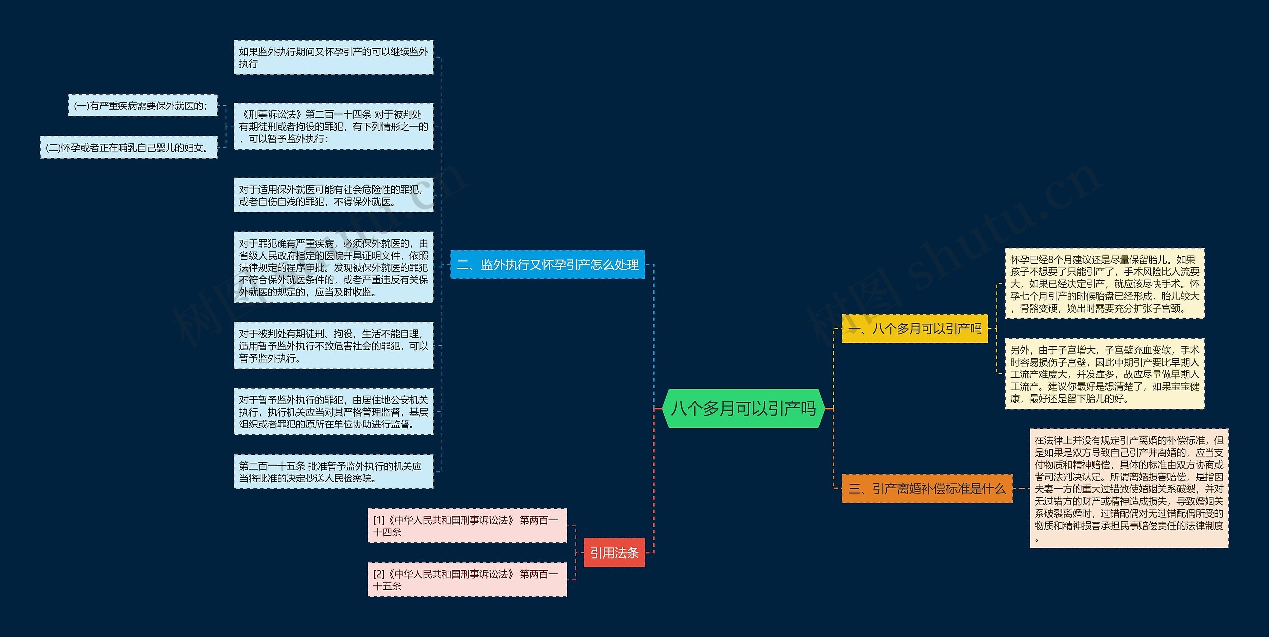 八个多月可以引产吗思维导图