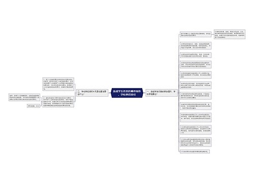 造成学生伤害的哪些情形，学校承担责任