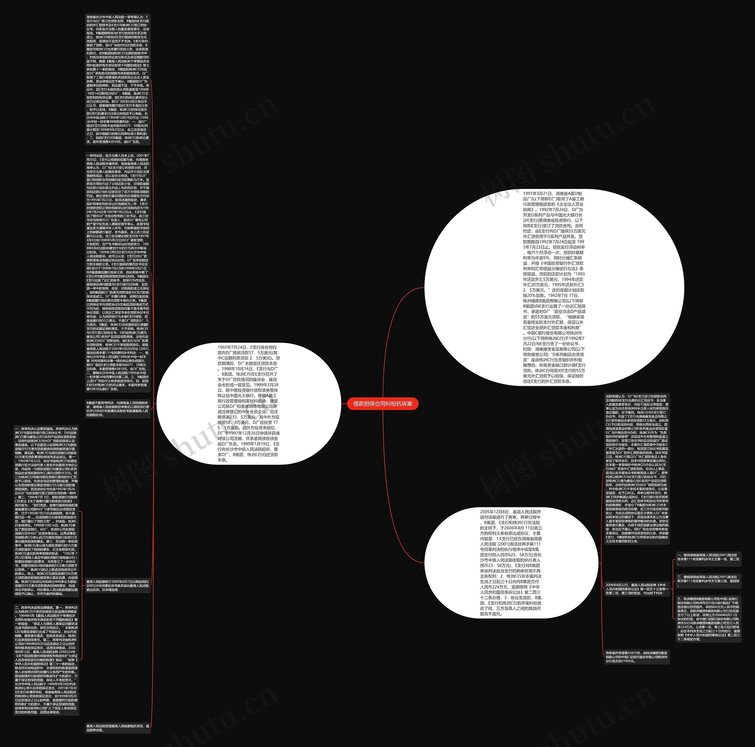 借款担保合同纠纷抗诉案思维导图
