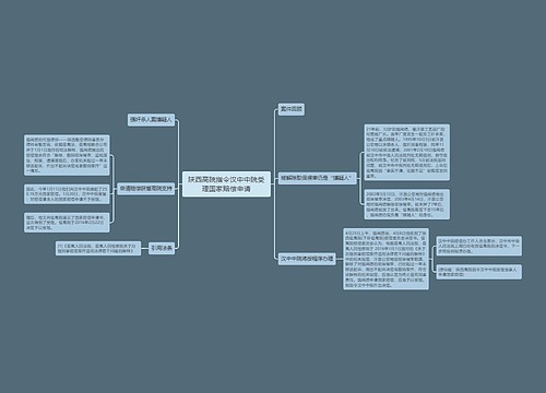 陕西高院指令汉中中院受理国家赔偿申请