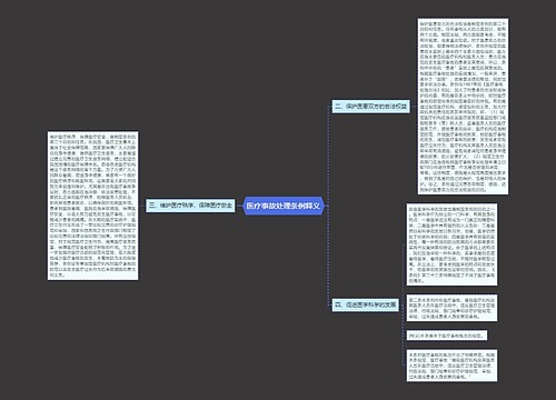 医疗事故处理条例释义