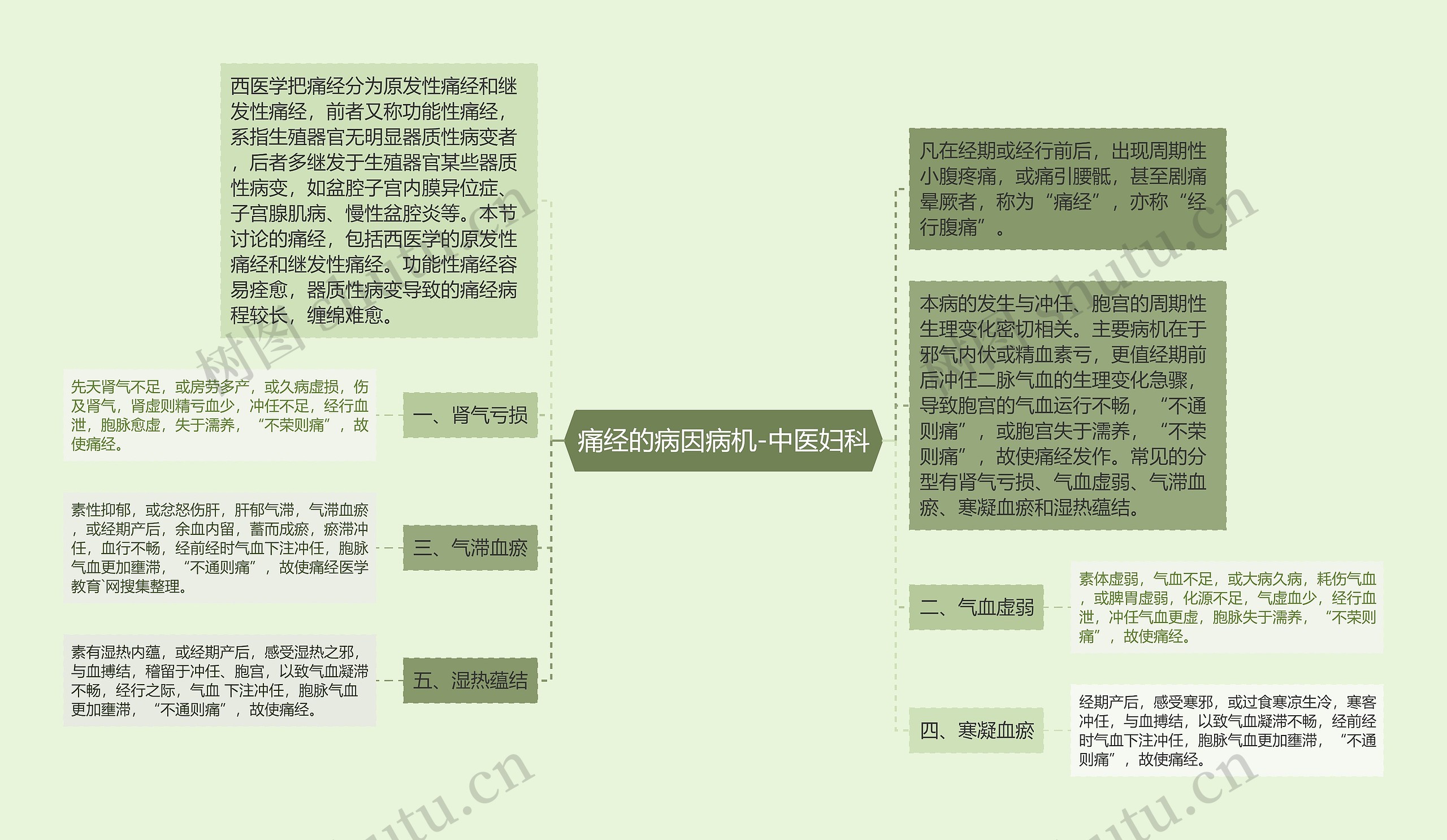 痛经的病因病机-中医妇科