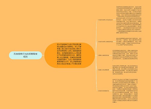 无偿搭乘行为的损害赔偿规则