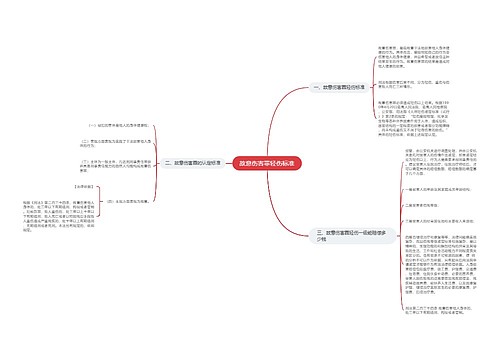 故意伤害罪轻伤标准