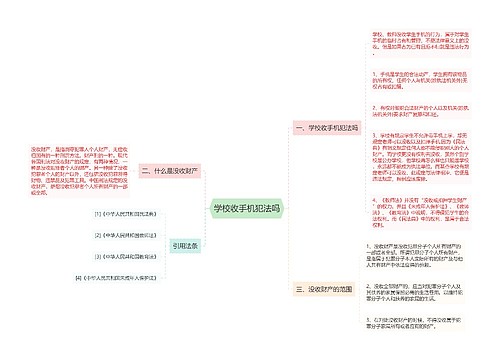 学校收手机犯法吗