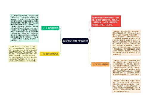 耳奇恒之府髓-中医基础