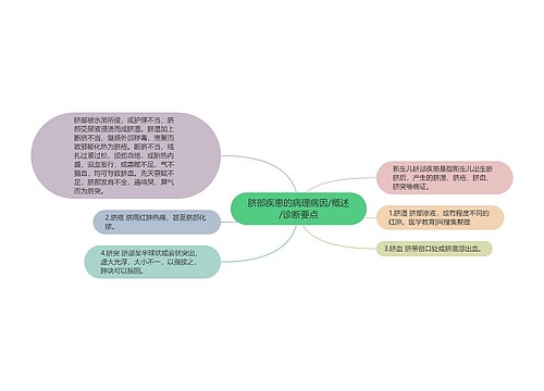 脐部疾患的病理病因/概述/诊断要点