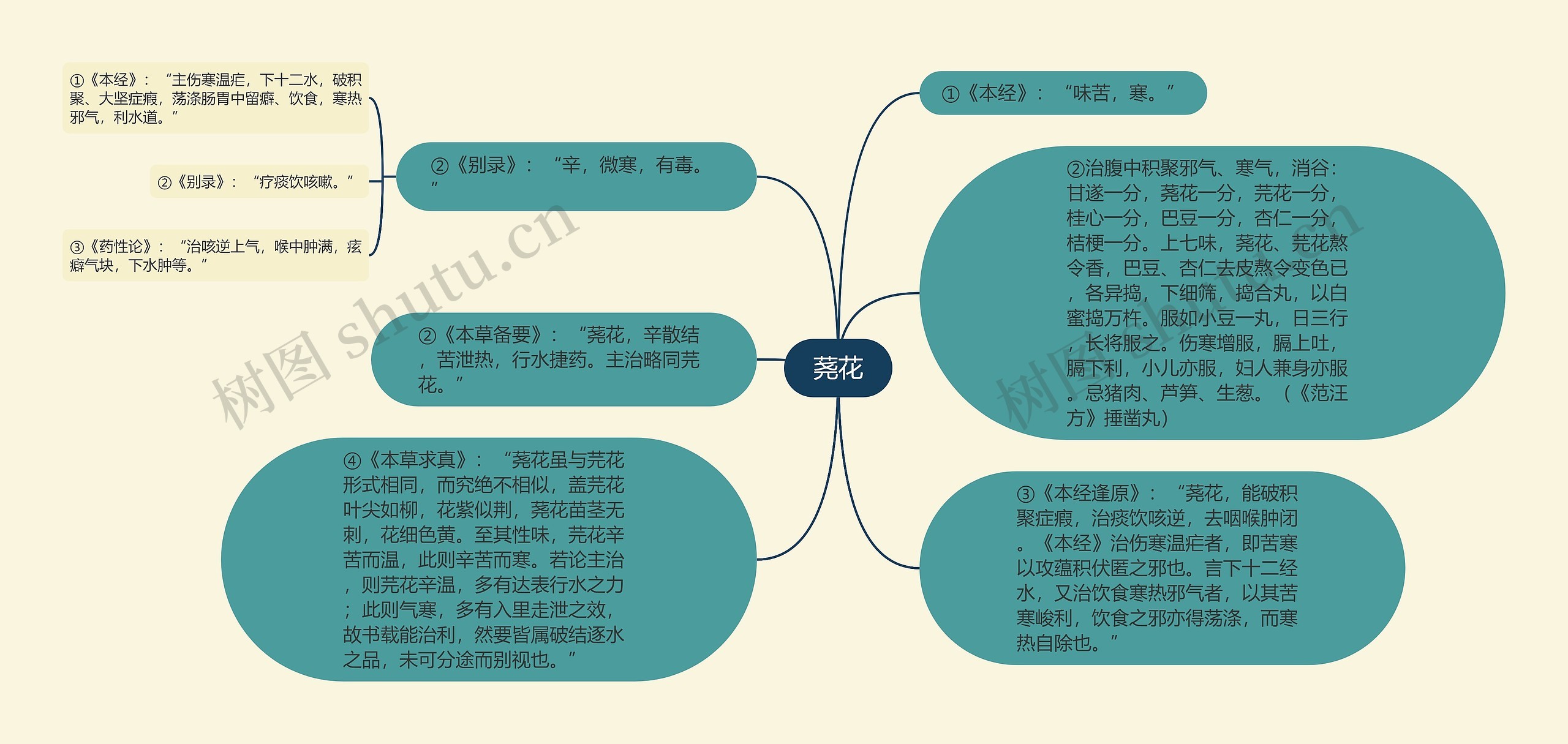 荛花思维导图