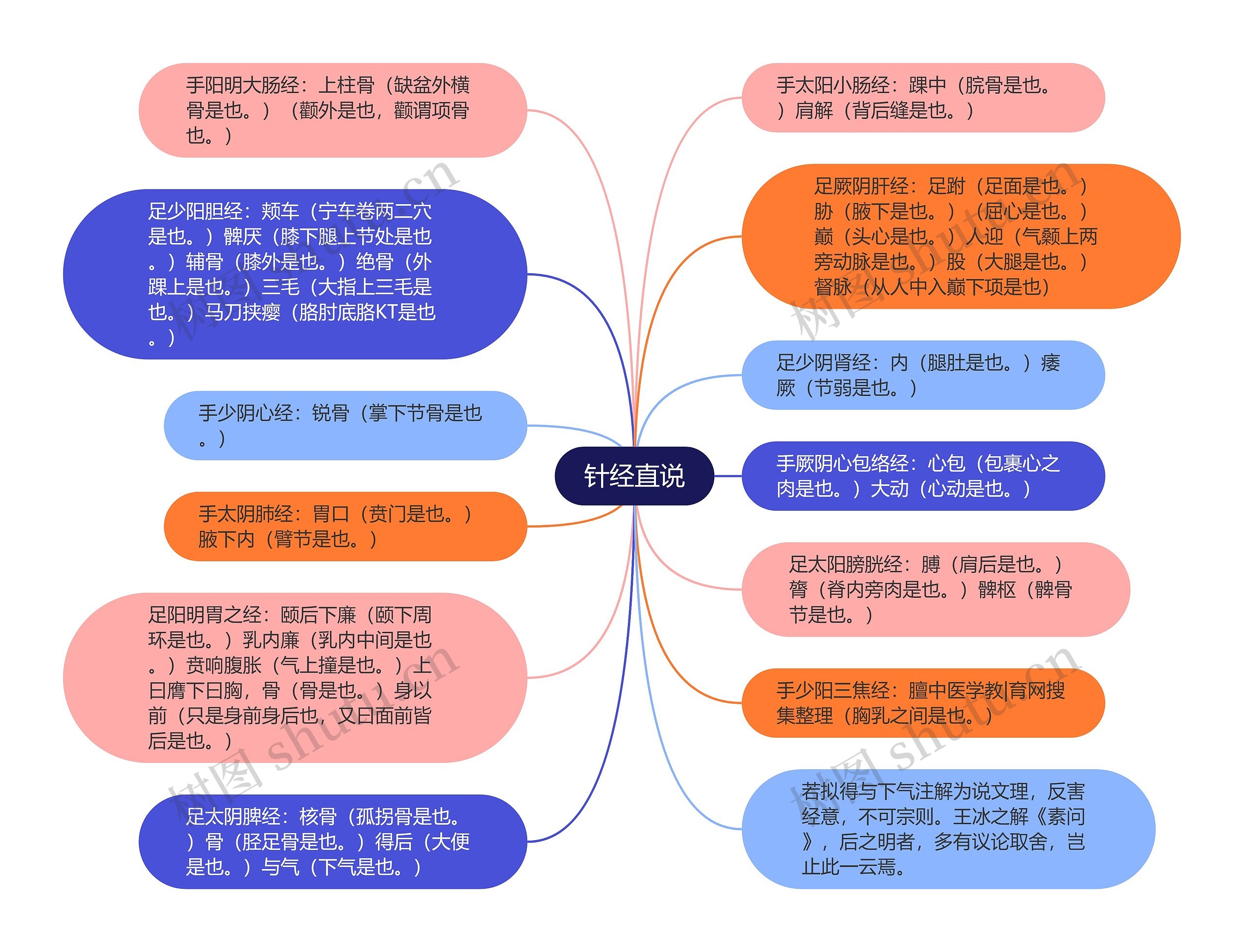 针经直说思维导图