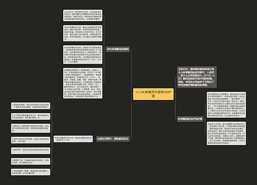 小儿秋季腹泻中医辨治|护理