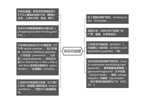 褐云玛瑙螺