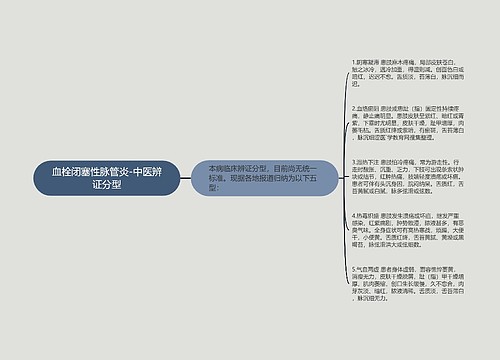 血栓闭塞性脉管炎-中医辨证分型