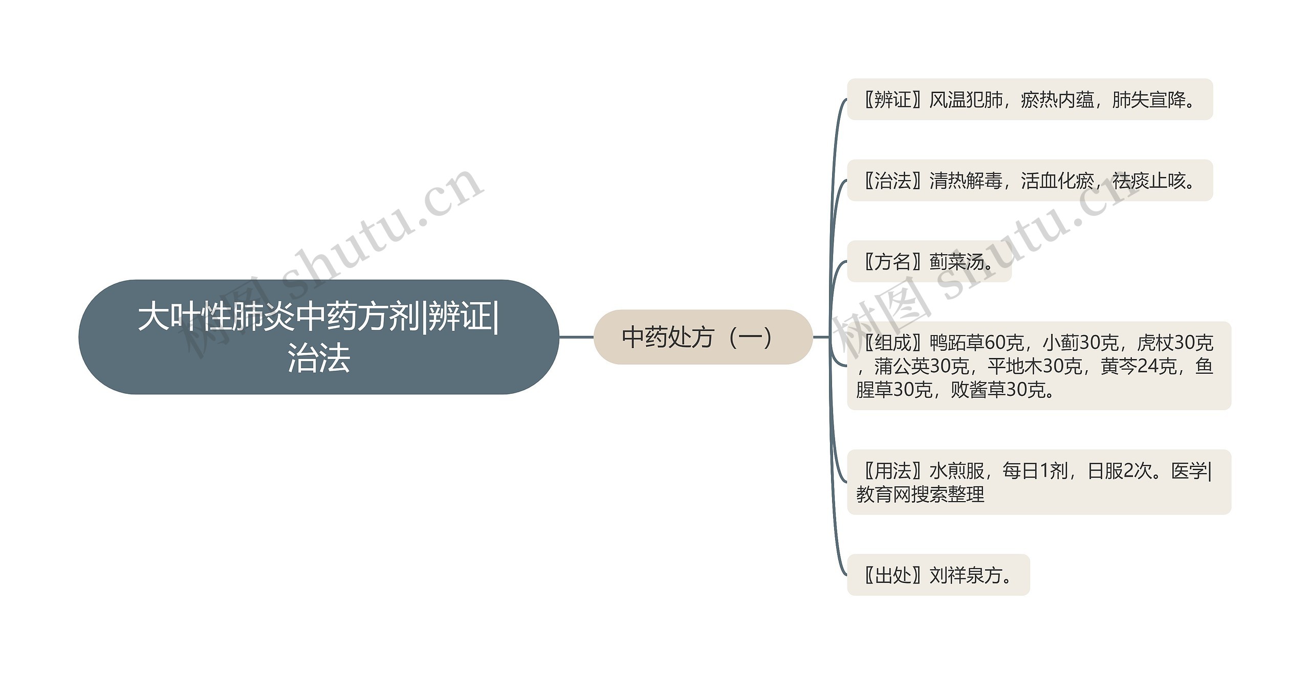 大叶性肺炎中药方剂|辨证|治法