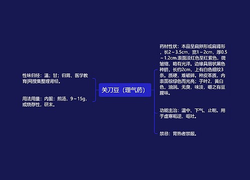 关刀豆（理气药）