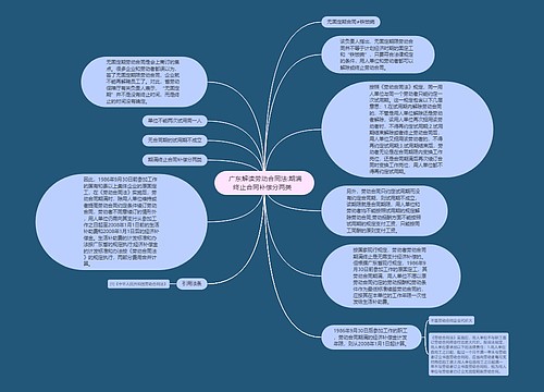  广东解读劳动合同法:期满终止合同补偿分两类  