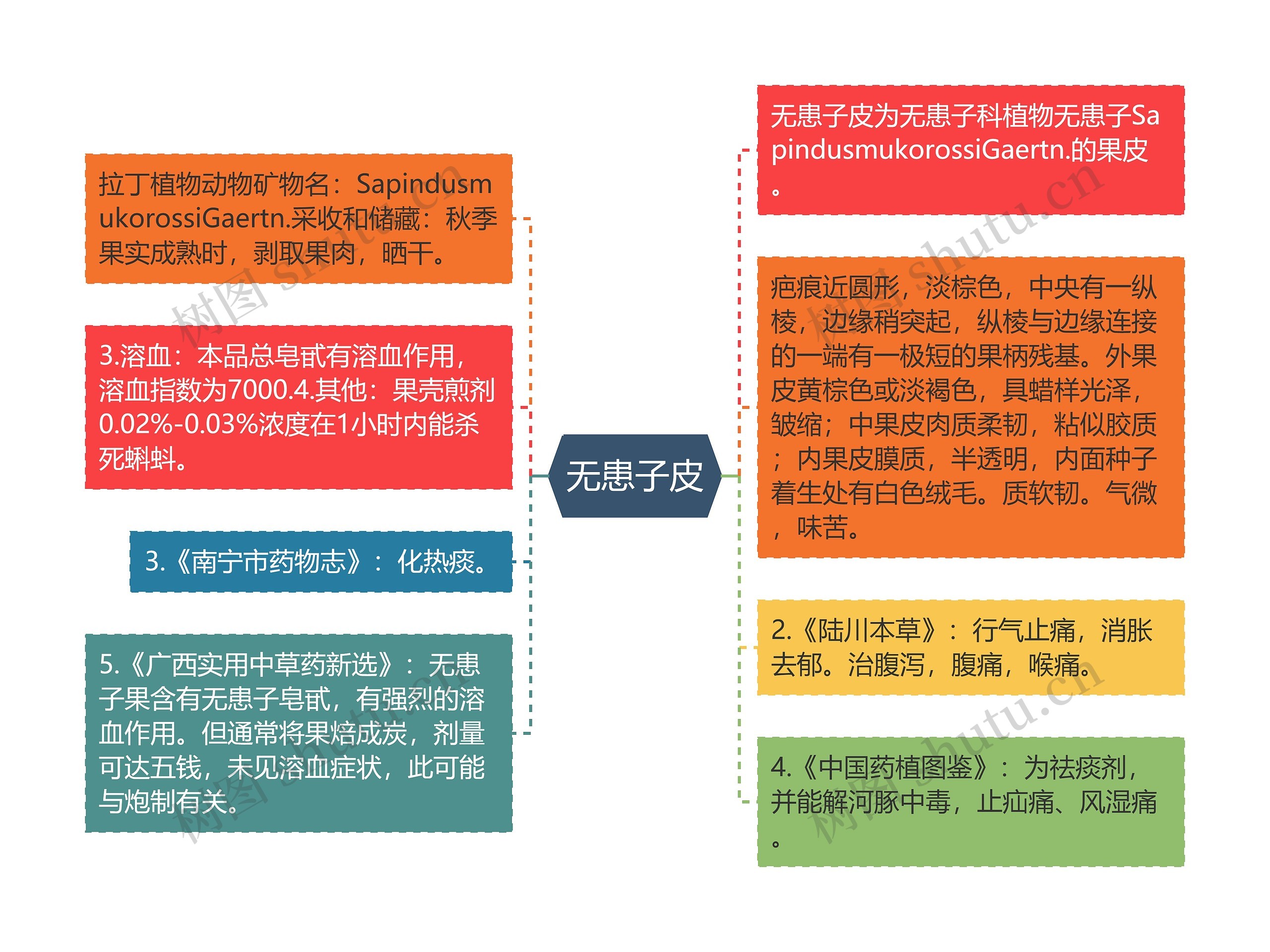 无患子皮