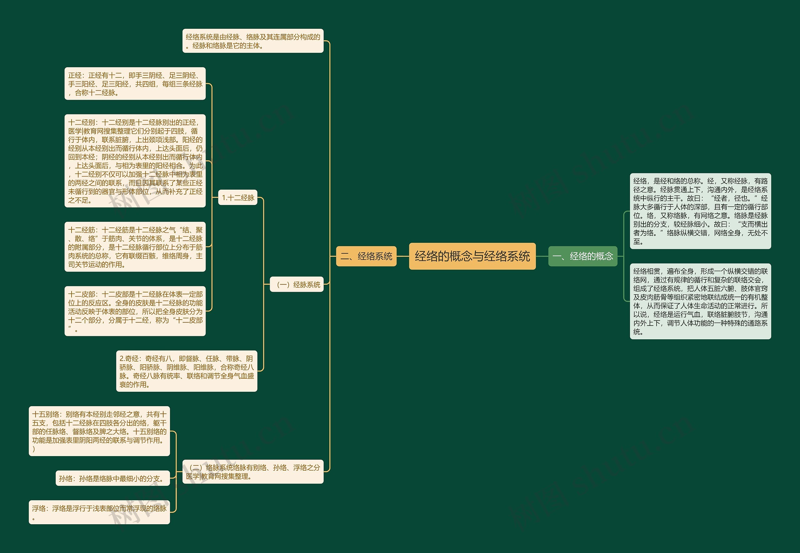 经络的概念与经络系统 经络的概念与经络系统