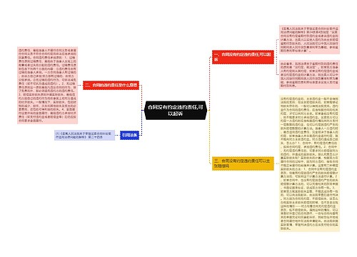 合同没有约定违约责任,可以起诉