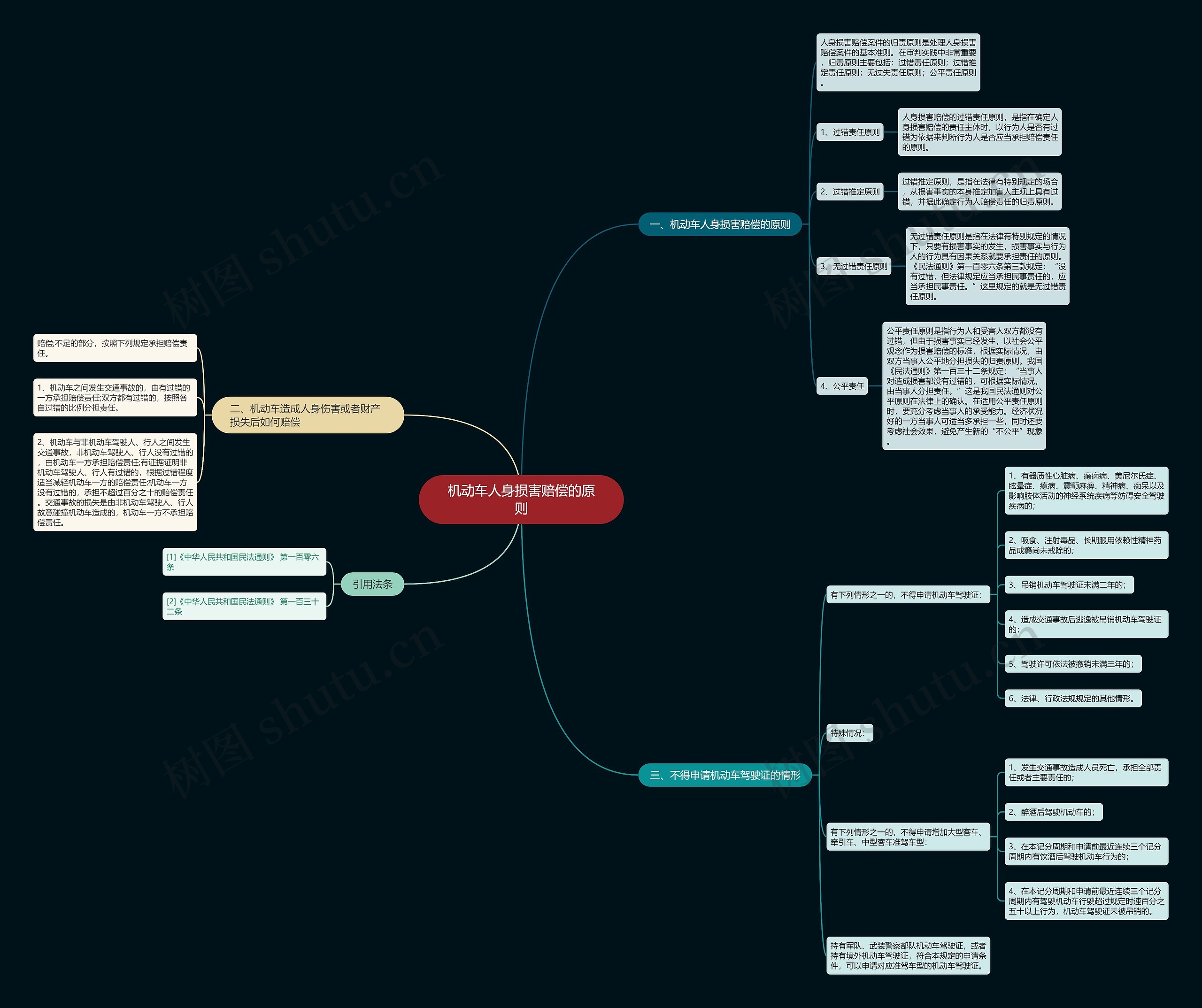 机动车人身损害赔偿的原则 机动车人身损害赔偿的原则