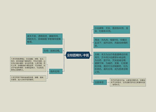 金锁固精丸-中医