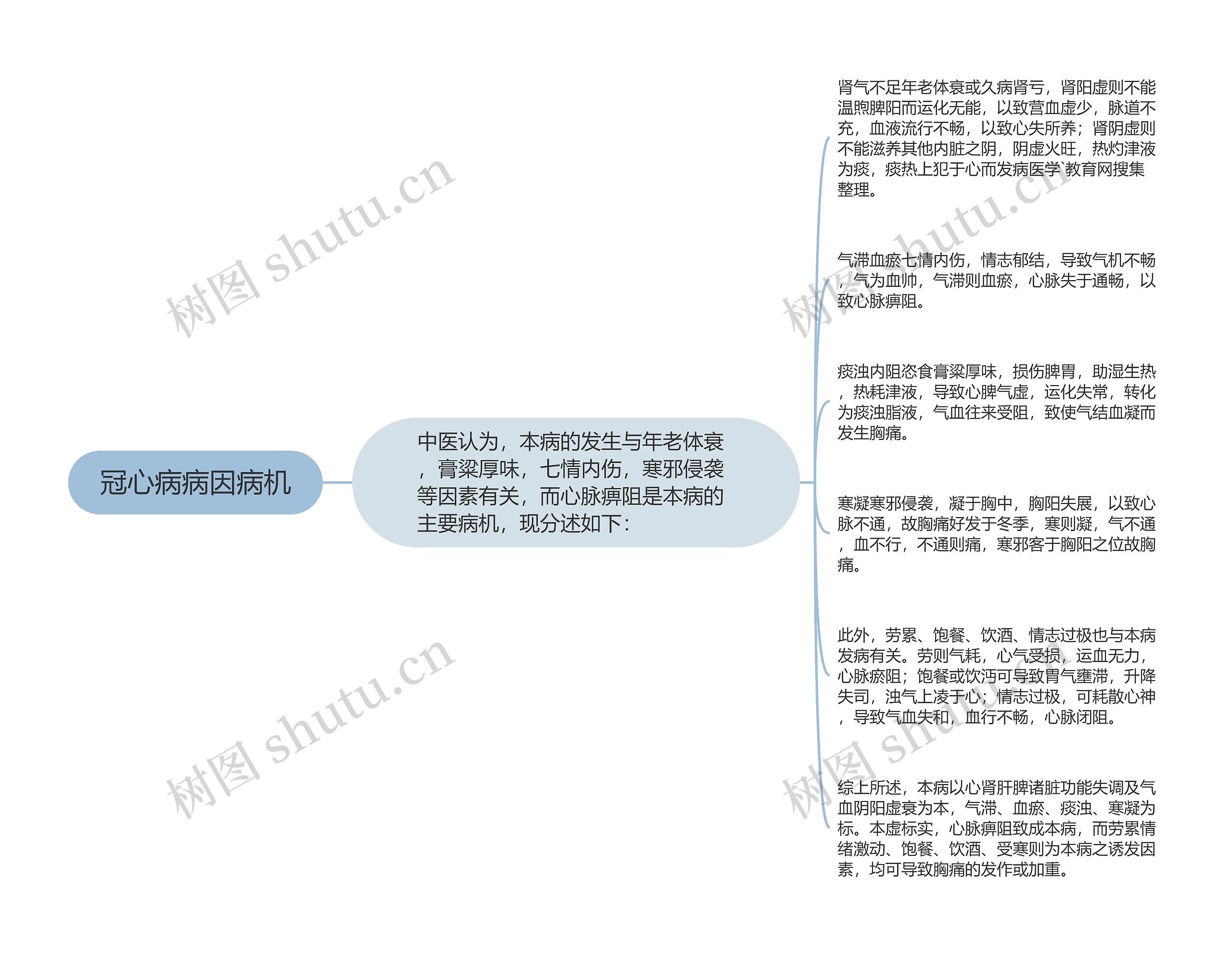 冠心病病因病机