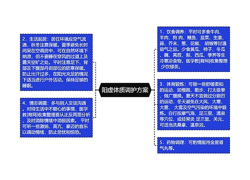 阳虚体质调护方案