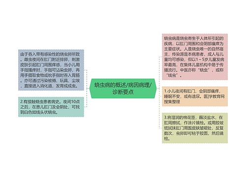 蛲虫病的概述/病因病理/诊断要点