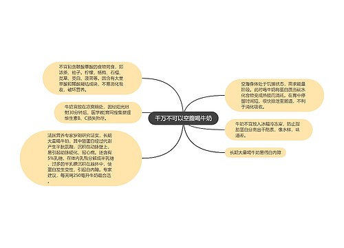 千万不可以空腹喝牛奶