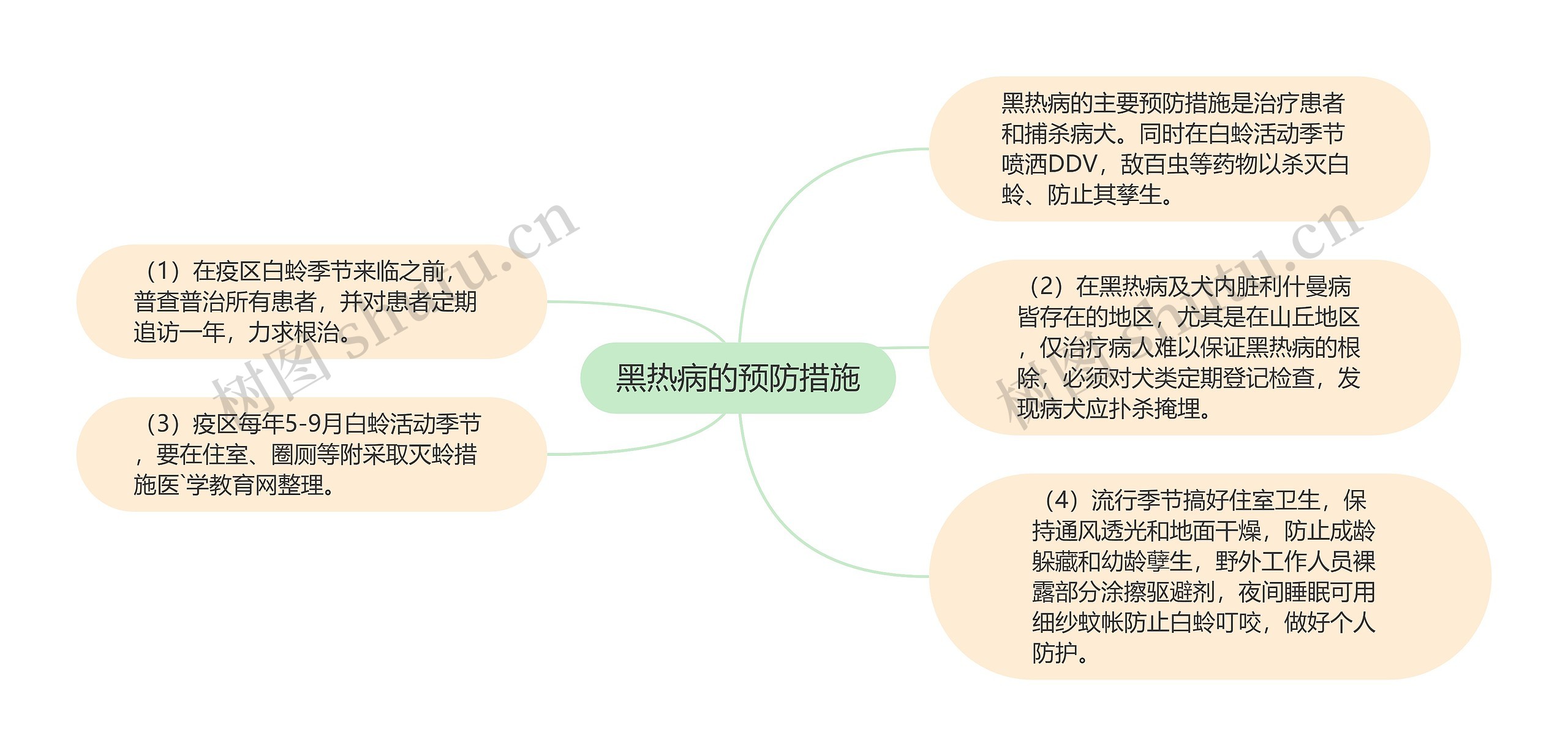 黑热病的预防措施