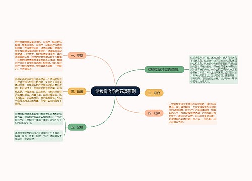 结核病治疗的五项原则