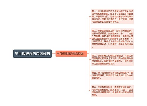 半月板破裂的疾病预防