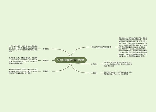 冬季促进睡眠的五种食物