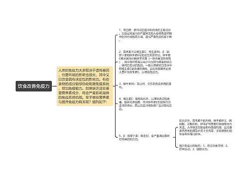 饮食改善免疫力