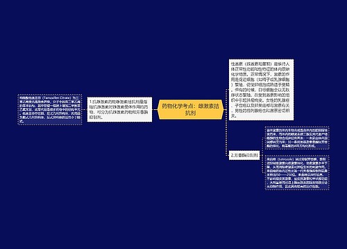 药物化学考点：雌激素拮抗剂