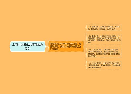 上海市突发公共事件应急分类