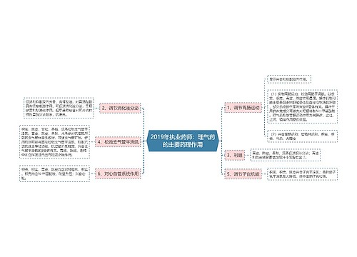 2019年执业药师：理气药的主要药理作用