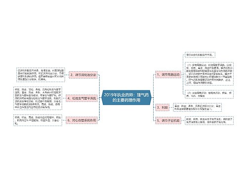 2019年执业药师：理气药的主要药理作用