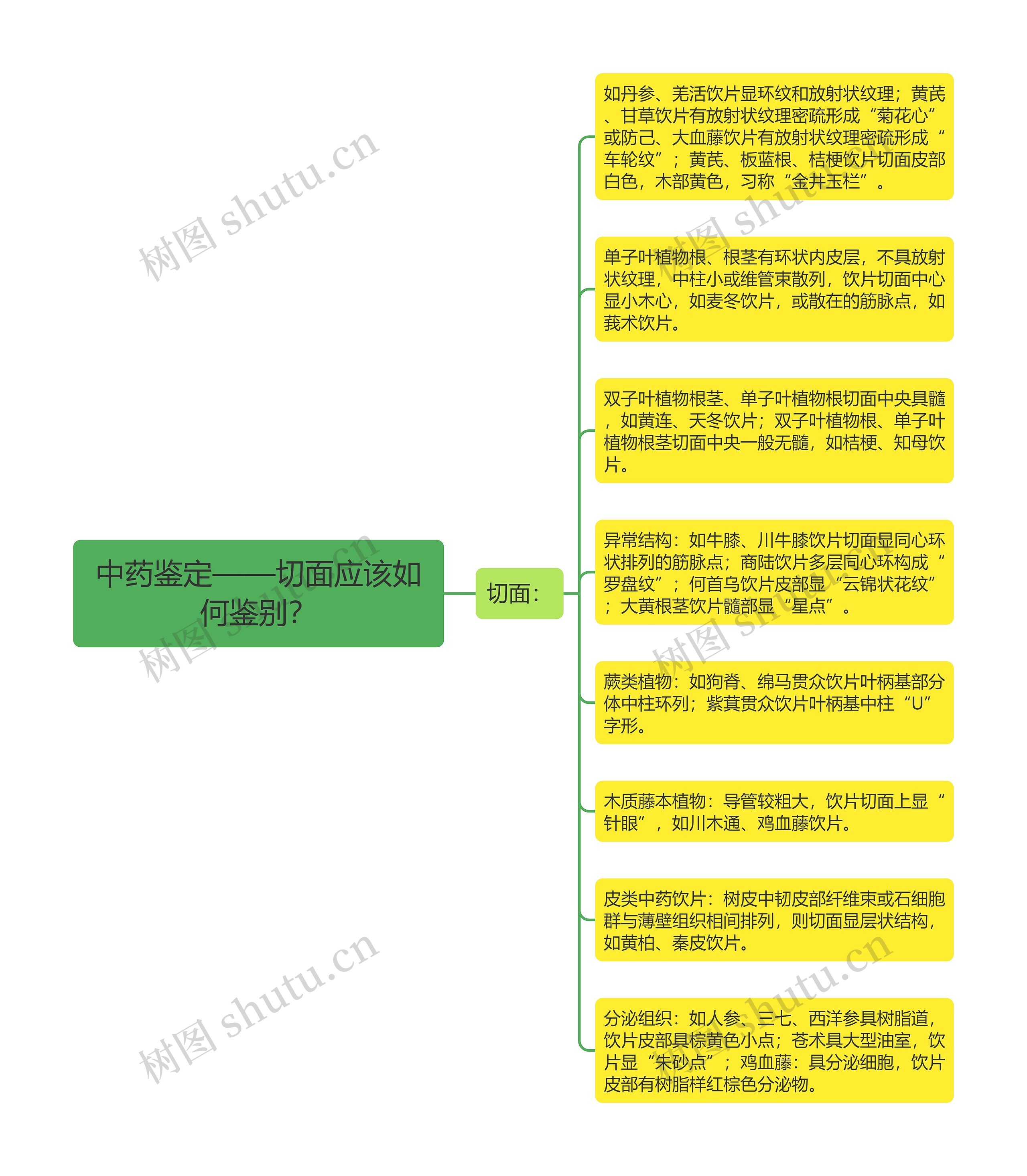 中药鉴定——切面应该如何鉴别? 中药鉴定——切面应该如何鉴别?